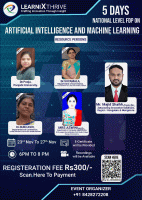 5 Days National Level FDP on Artificial Intelligence and Machine Learning 2024 Faculty Development Program Poster